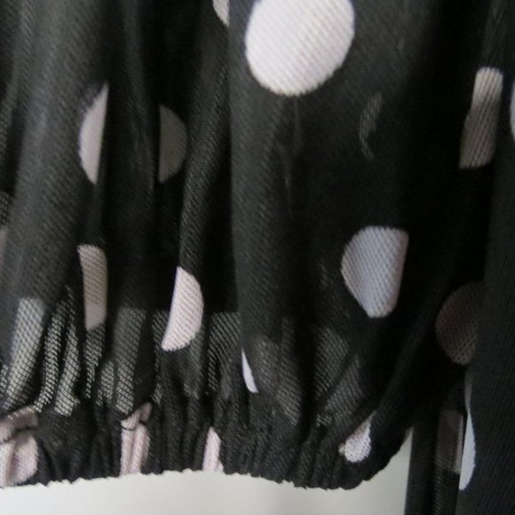 NWT PIPER Black & White Spotted Midi-Dress Long Sleeves SIZE 12 $80 (RRP $120)💛 - Picture 10 of 12